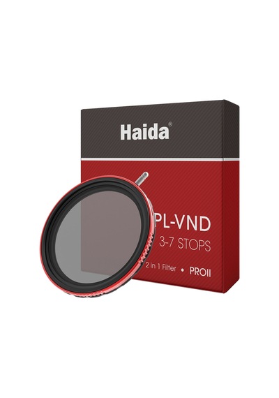 Haida -- 72mm Pro Iı Cpl-vnd Dairesel Polarize Ve Değişken Nd 2in1 Filtre