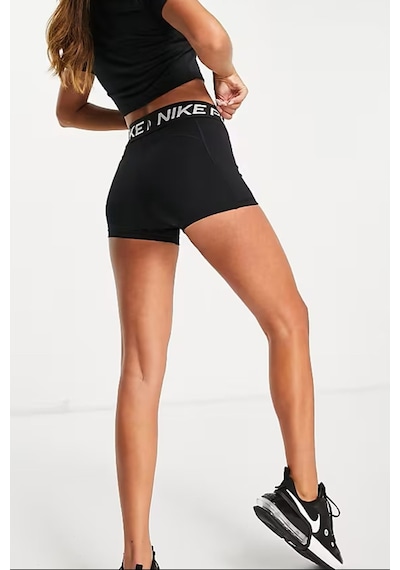 Nike Pro 365 Shorts Tights Black Toparlayıcı 8 Cm Biker Tayt Şort Siyah