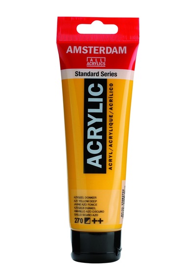Talens Amsterdam Akrilik Boya 120Ml. N 270 Azo Yellow Deep