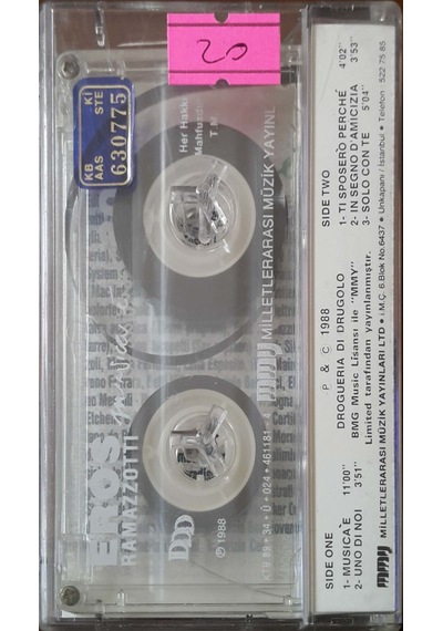 Plak Değildir Kaset Tir Eros Ramazzotti Kaset
