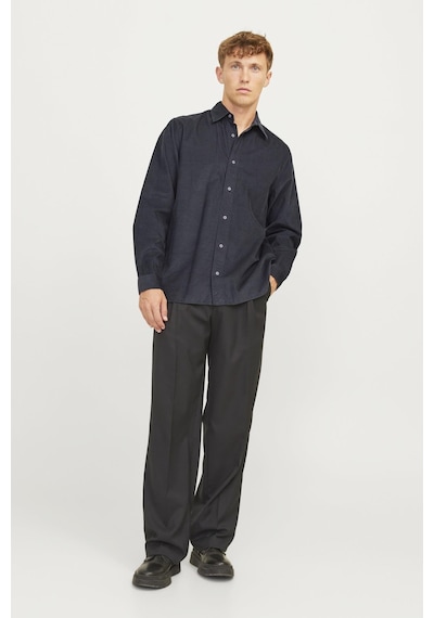 Jack & Jones Jack&jones Jprccregent Corduroy Shırt L/s Siyah