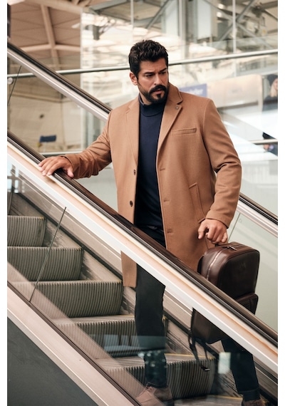Ac&Co / Altınyıldız Classics Erkek Camel Standart Fit Normal Kesim Mono Yaka Yünlü Palto 4A0523100001Cml48 Camel Ac&Co / Altınyıldız Classics Erkek Camel Standart Fit Normal Kesim Mono Yaka Yünlü Palto 4A0523100001Cml48 Camel