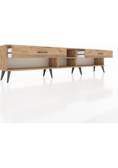 Arges Tv Ünitesi Tek Raflı 2 Çekmeceli 220x30x51 Çam-çam Atlas Çam/atlas Çam - Atlas Çam Arges Tv Ünitesi Tek Raflı 2 Çekmeceli 220x30x51 Çam-çam Atlas Çam/atlas Çam - Atlas Çam