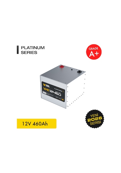 Werer Energy 12V 460Ah LiFePO4 Platinum Series Bluetooth'lu Lityum Demir Fosfat Akü