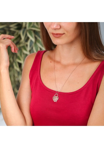 Altınbaş Silver Kilit Forever Kolye KLMC017-25618