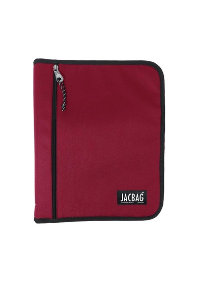 Jacbag Organizer Fermuarlı Dosya Çanta A4 Kırmızı