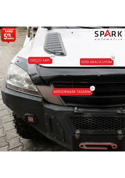 Kia Sorento 2002-2006 Yılları Arası Uyumlu Kaput Rüzgarlığı 3mm
