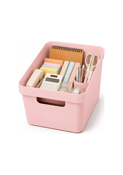 Selka Home Kapaklı Organizer Kutu Pembe