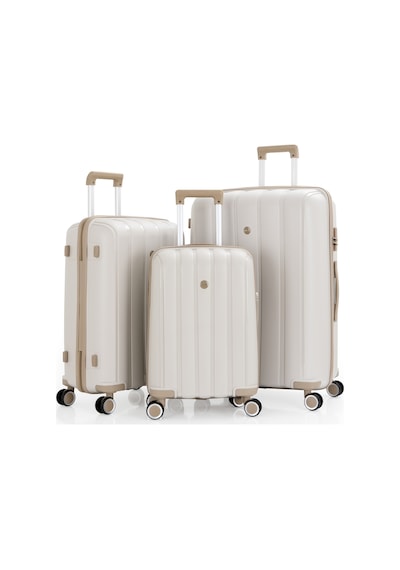 Mçs Üçlü Polipropilen Valiz Seti V305 S18y100033-set 00421 3'lü Set Çok Renkli