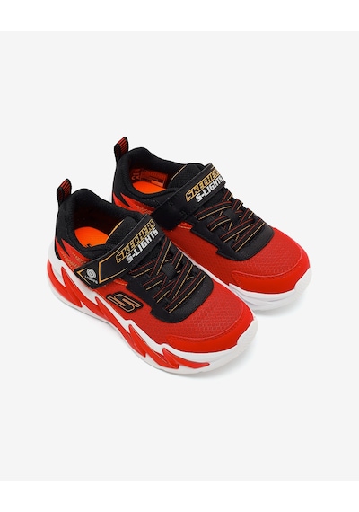 Skechers Lıght-surge Büyük Erkek Çocuk Kırmızı/siyah Işıklı Spor Ayakkabı 400200l Rdbk