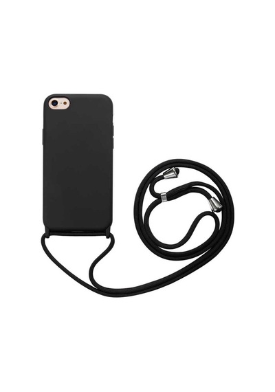 Apple Uyumlu iPhone 8 Kılıf Zore Ropi Kapak Siyah