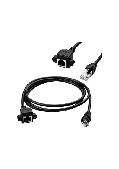 Rj45 Panel Tipi Ethernet Uzatma Kablosu Cat5e/cat6 2m