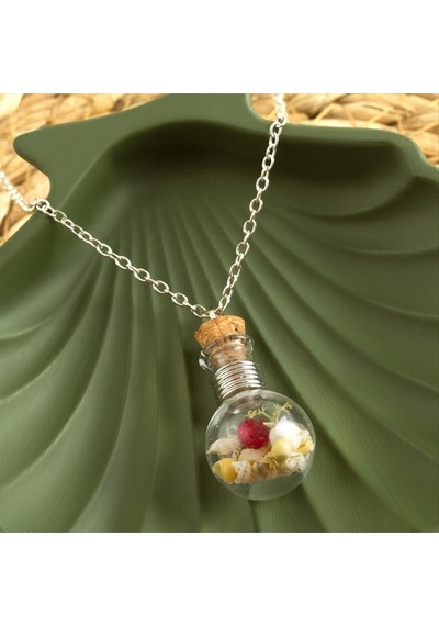 Ilkeshop Canlı Kolye - Gümüş Rengi