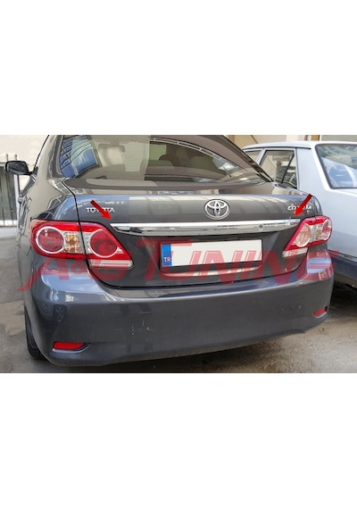 Toyota Corolla Krom Bagaj Çıtası 2011-2013 Paslanmaz Çelik N11.6024
