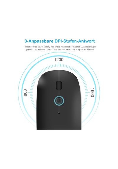 Fogy Bluetooth Fare, Şarj Edilebilir Hafif Kablosuz Fare,  Apple MacBook Uyumlu Pro/air/android/ iOS Tablet/dizüstü Bilgisayar/pc/mac/bilgisayar