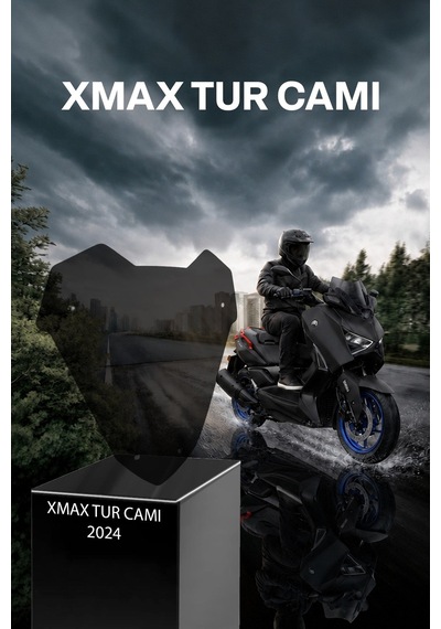 Yamaha Xmax Uyumlu Sport Tur Camı 2024 Füme