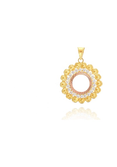 Moom Mücevherat Kadın 14 Ayar Altın Taşlı Yuvarlak Model N11.40359