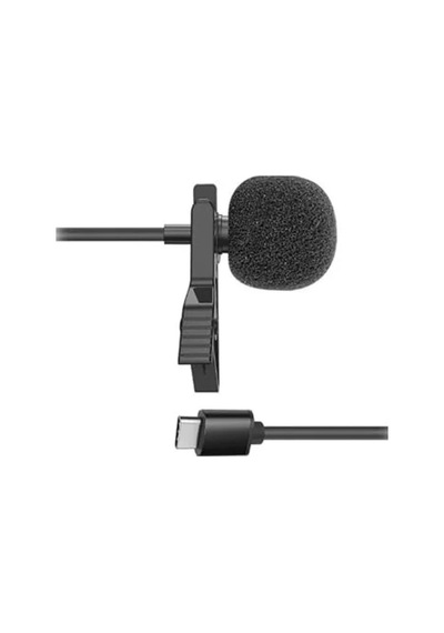 Type-c Uyumlu Mini Klipsli Mikrofon, Lavalier Tasarım