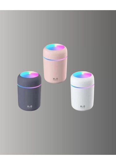 Home Led Işıklı Sessiz Masaüstü Nemlendirici 3 Buhar Modu