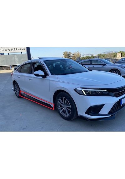 Cıvıc Fe1 2022 2025 Içın Uyumlu Aero Marspıyel- Pıano Black