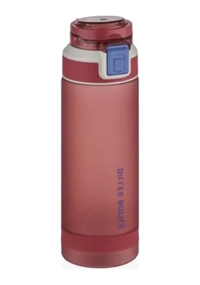 Taşıma Askılı Spor Matarası, Kırmızı Renk 790ml Açık Altın