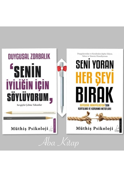 Duygusal Zorbalık Senin İyiliğin İçin Söylüyorum - Seni Yoran Her Şeyi Bırak, Caprice Kalem Hediye