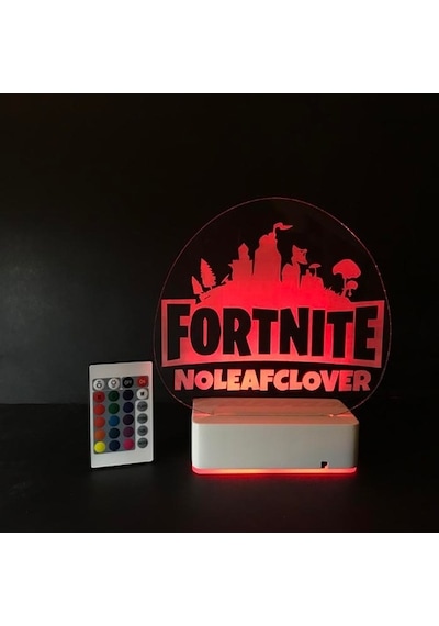 Sevgiliye Hediye Fortnite Masaüstü 3D Led Lamba