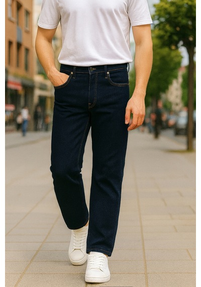 Cedy Denim Regular Fit Jean Martin Yüksek Bel Standart Kesim Esnek Kot Pantolon C336 Mavi Cedy Denim Regular Fit Jean Martin Yüksek Bel Standart Kesim Esnek Kot Pantolon C336 Mavi