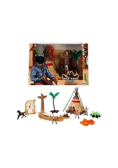 West Hero Kovboy Oyun Set Set Kızıldereli Çadır Müzikli/ışıklı