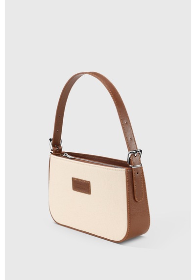 Housebags Soft Krem Tokalı Baguette Bag Soft Krem