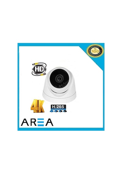 5Mp 1440 Ahd 4K Gece Görüşlü İç Mekan Dome Güvenlik Kayıt Cihaz