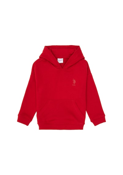 U.s. Polo Assn. Erkek Çocuk Kırmızı Sweatshirt 50313941-vr171 Basıc Kırmızı