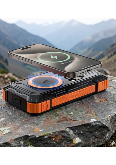 Güneş Enerjili Powerbank 20000 Mah Uczzsolar20000powerbank-1 Çok Renkli