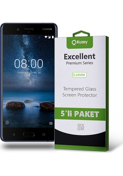 Nokia 8 Ekran Koruyucu Cam 5 Adet (534067982) 20 Tl Fark Ile Apple  Uyumlu iPhone Hızlı Şarj Kablosu