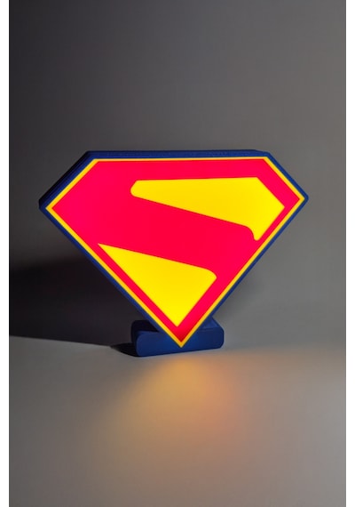 Super Man Tasarımlı Gece Lambası Dekoratif Aydınlatma Çok Renkli