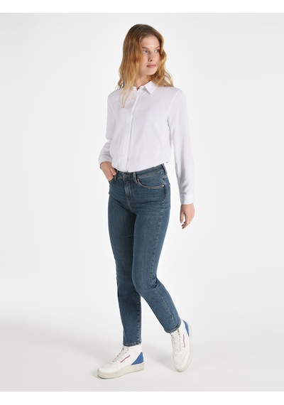 Colins 703 Carla Slim Fit Normal Bel Düz Paça Jean Pantolon Cl1065299 Denim
