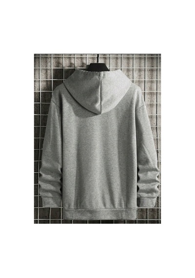 Medinenur Originals Baskılı Kapüşonlu Sweatshirt Gri