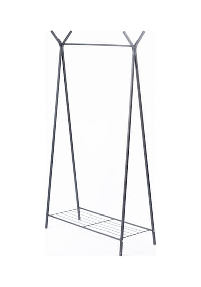 Retohome Ayaklı Raflı Konfeksiyon Askısı Metal
