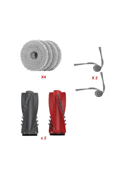 Roborock Uyumlu Qrevo Curv Uyumlu Robot Süpürge Vacuum Fırça Filtre Mop Paspas Seti Q Revo