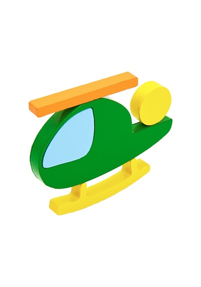 Woodnjoy Helikopter Üç Boyutlu Puzzle