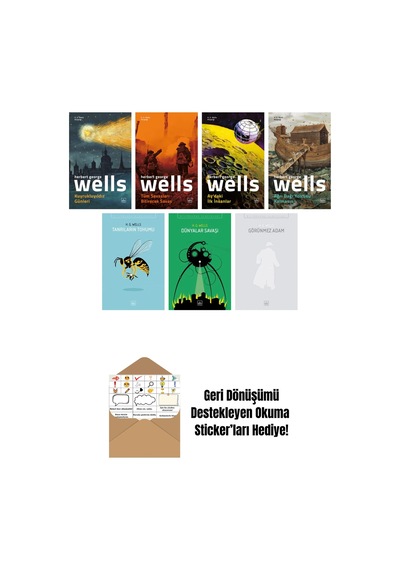 H. G. Wells 7 Kitap Seti
