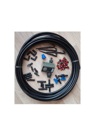 Depolife Verve Elektronik Bahçe Sulama Sistemi 20 Metre Damlalama Sulama Sistemi Ve Ekleme Parçalı Set Sku: Smgstka6493f0469