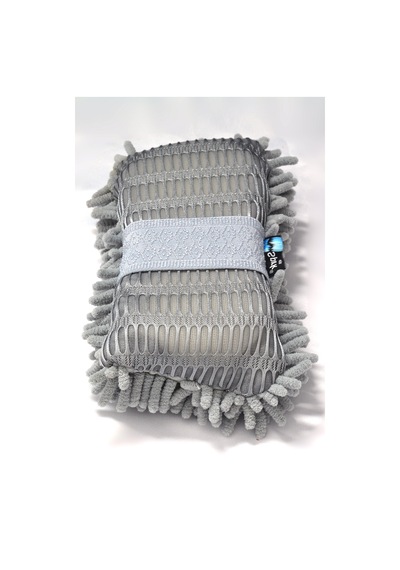 Spark 7040 Mikrofiber Şönil Oto Temizlik Ve Yıkama Süngeri Gri 3 Adet