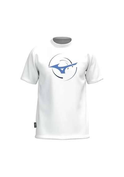 Mizuno Athletic Rb Erkek Tişört Beyaz Çok Renkli