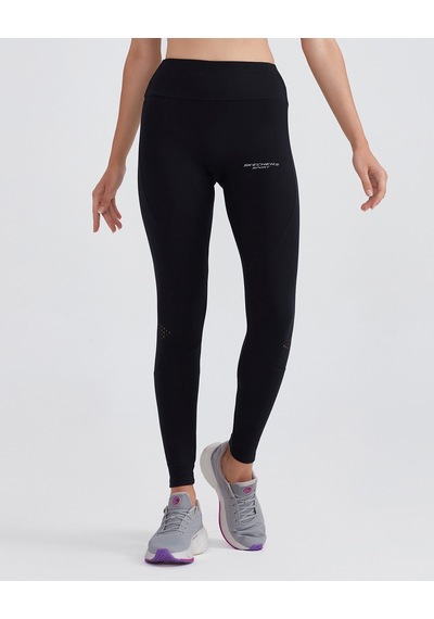 Skechers W Performance Coll. Ankle Legging Kadın Siyah Tayt S232329-001 Siyah