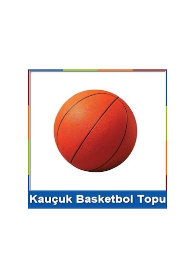Okullar İçin Kauçuk Basketbol Topu Profesyonel Boy Basketbol Topu