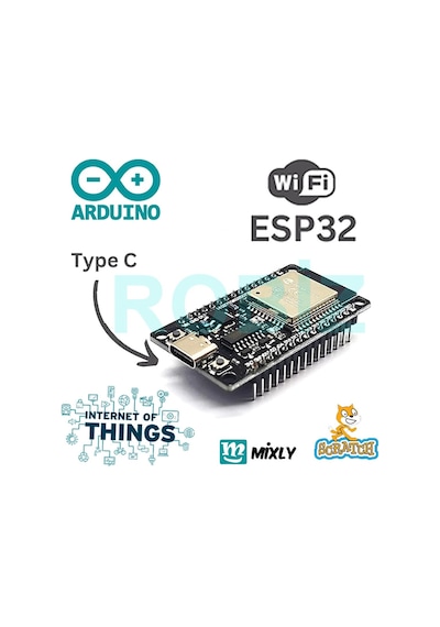 Esp32 Wifi Ve Bluetooth Modül Geliştirme Kartı Esp32-wroom-32 32 Bit 240mhz 4 Mbyte Flash Ch341