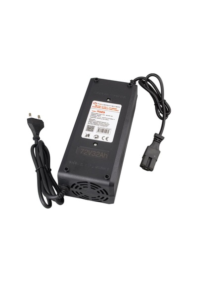 Powermaster Pm-7023 72 Volt - 32 Amper Elektrikli Bisiklet Şarj Cihazı Siyah