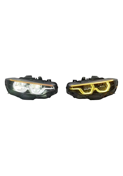 Autogp Bmw F32 F33 F36 Ön Far Lambası Ledi Lci Model Yellow Drl 2013 / 2016