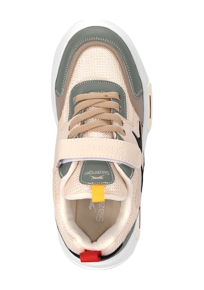 Slazenger Koch P Unisex Çocuk Bej / Yeşil Günlük Spor Ayakkabısı